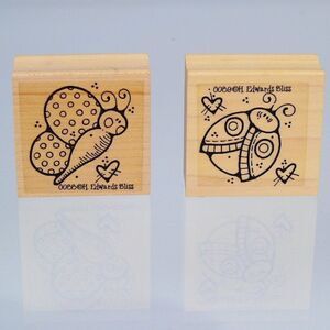 Butterfly Stamp Ladybug Stamp H Edward Bliss Stamps New Unused Craft Stamps
